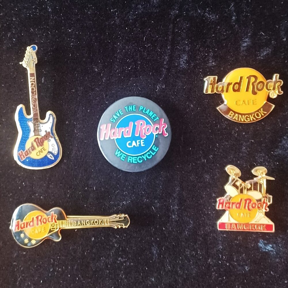 Hard Rock Cafe Bangkok Collector Pins